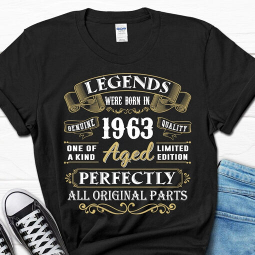 60th Birthday Gift, Born In 1963 Shirt, 60th Bday T-shirt