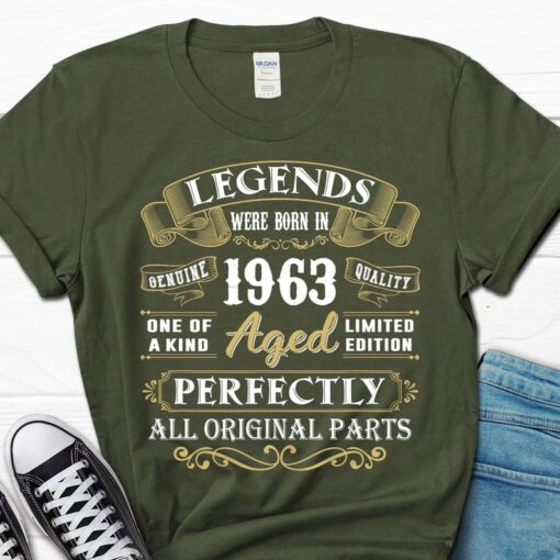 60th Birthday Gift, Born In 1963 Shirt, 60th Bday T-shirt