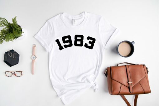 1983 Shirt, Birthday 1983 Shirt, 1983 Birthday, birthday year Shirts, birthday year Shirts Men, birthday year Shirts Women