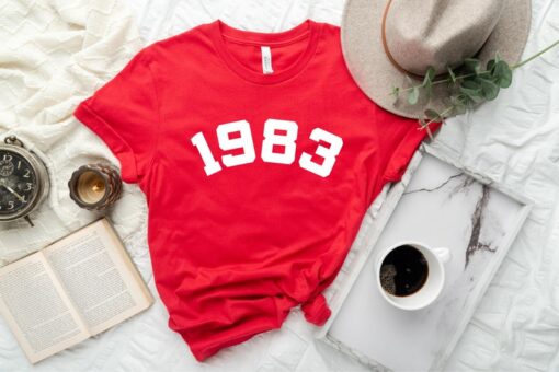 1983 Shirt, Birthday 1983 Shirt, 1983 Birthday, birthday year Shirts, birthday year Shirts Men, birthday year Shirts Women