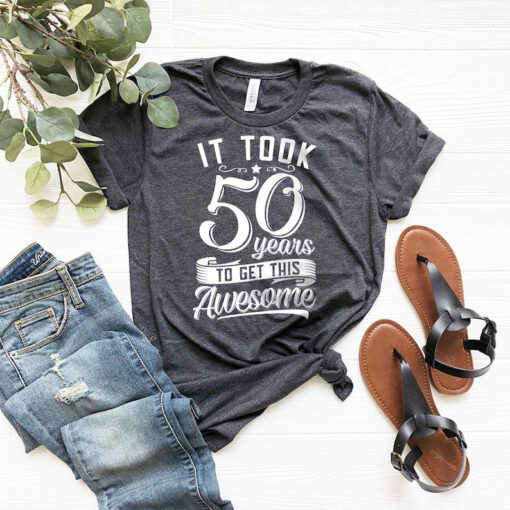 50th Birthday Party Shirts, Awesome Birthday Shirt