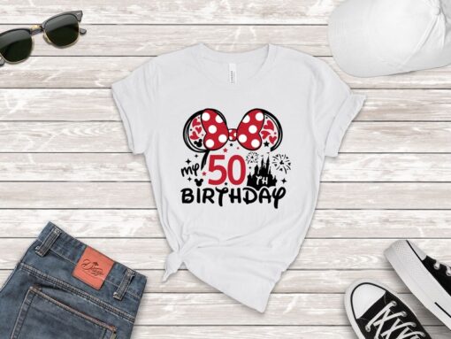 50th Birthday Party Shirts, Minnie 50 Years Old Shirt, Gift For 50th Birthday