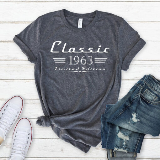 60th Birthday Auto Owner Gift, Classic 1963 Car Lover Shirt, 60th Retro Vintage Gift, Turning 60 Mechanic Gift