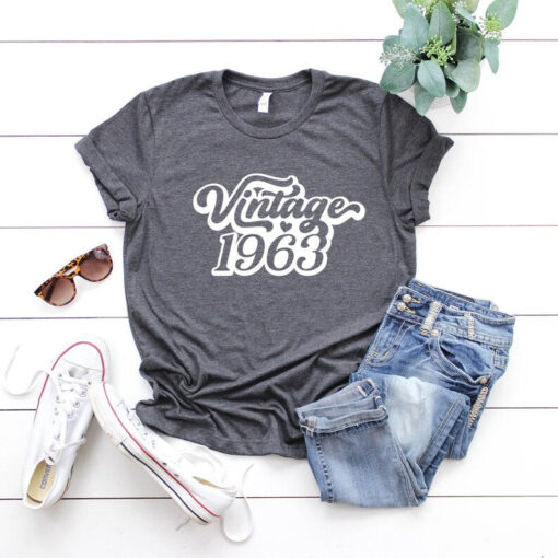 60th Birthday Shirt,Vintage 1963 Shirt,60th Birthday Best Friend,60th Birthday Woman