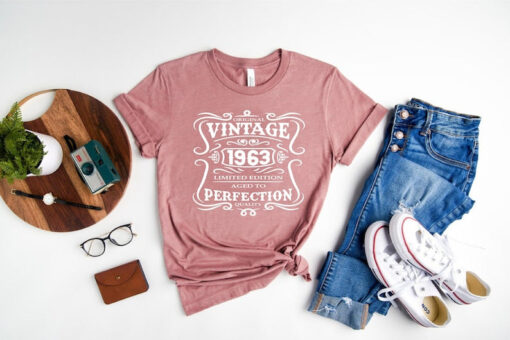 60th Birthday Shirt of 2023,Vintage 1963 Limited Edition Aged Shirt,60th Birthday Gift For Men