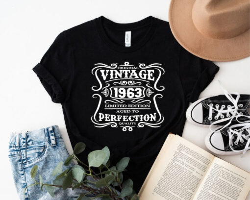 60th Birthday Shirt of 2023,Vintage 1963 Limited Edition Aged Shirt,60th Birthday Gift For Men