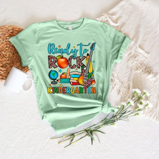 Ready To Rock Kindergarten Shirt, Back To School T-Shirt