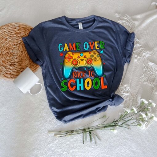 Game Over Back To School Shirt, Back to School Shirt, First Day of School Outfit