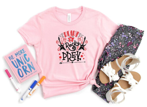 Ready To Rock Pre-K Shirt, Pre-K Shirt, Back To School Shirt