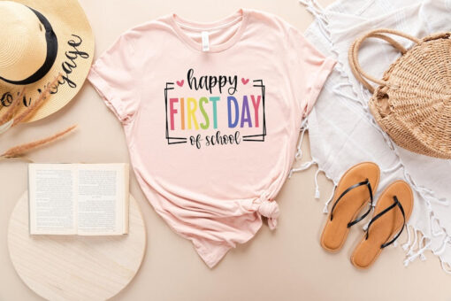 Happy First Day of School Shirt, School Shirts, Back to School Shirt