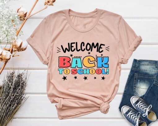 Welcome Back To School Shirt,First Day Of School Tshirt