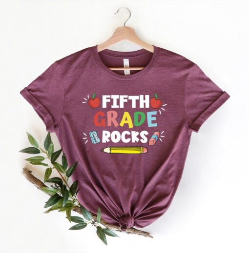 First Grade Rocks Shirt, Back to School Shirt for Girls, First Day of School Gift