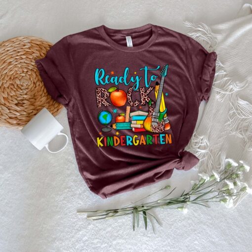 Ready To Rock Kindergarten Shirt, Back To School T-Shirt