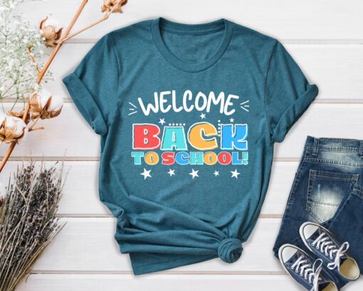 Welcome Back To School Shirt,First Day Of School Tshirt