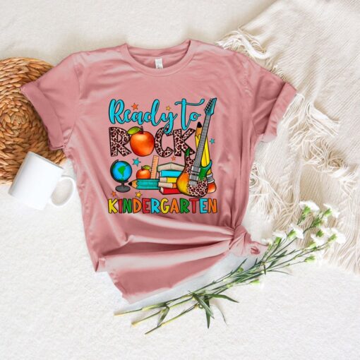 Ready To Rock Kindergarten Shirt, Back To School T-Shirt