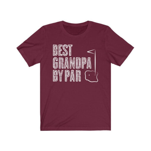 Best Grandpa By Par Shirt, Golf Player Grandpa Golf Gift Tshirt