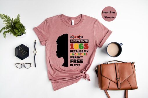 Black Woman Shirt, Juneteenth 1865 Shirt, Juneteenth Flag Shirt, BLM Shirt, Black History Shirt