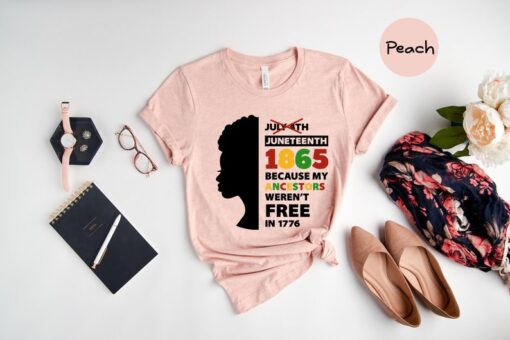 Black Woman Shirt, Juneteenth 1865 Shirt, Juneteenth Flag Shirt, BLM Shirt, Black History Shirt