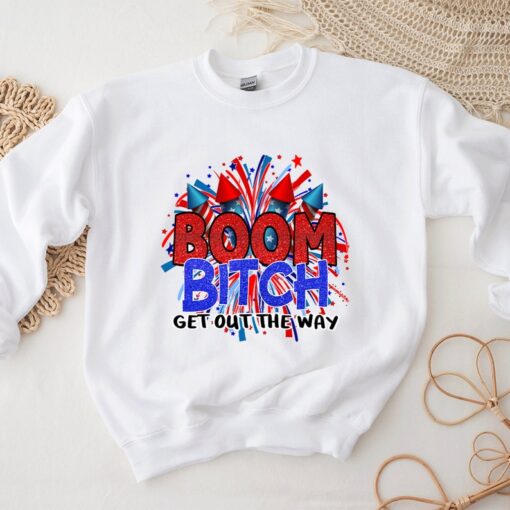 Boom Bitch Hoodie, America sweatshirt, 4th Of July sweatshirt