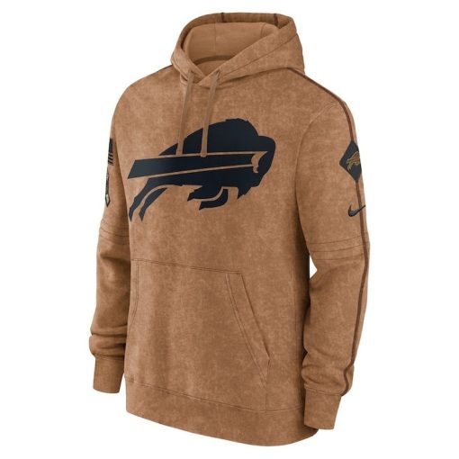 Men's Buffalo Football Stitched Brown 2023 Hoodie