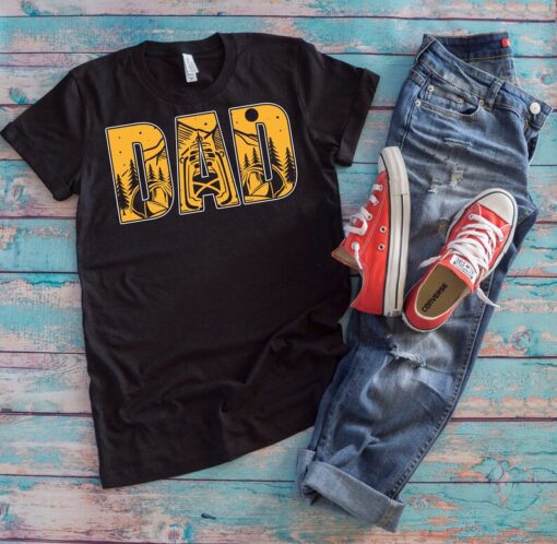 Camping Dad Shirt | Family Camping Trip Camp Party Father's Day Gift