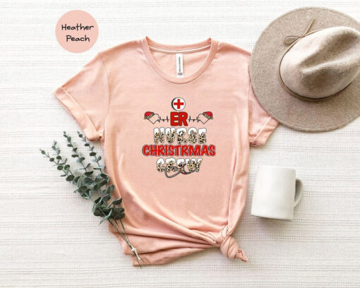 Christmas Nurse Shirt, Er Nurse Christmas Crew Shirt, Gift For Nurse, Nurse T-shirt