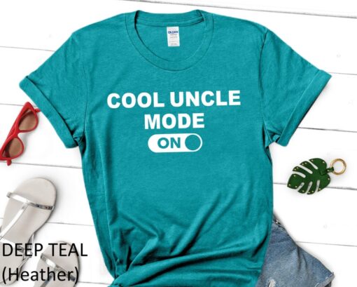 Cool Uncle Mode On Shirt, Uncle Shirt, Cool Uncle Shirt, New Uncle T-Shirt, Uncle Tee