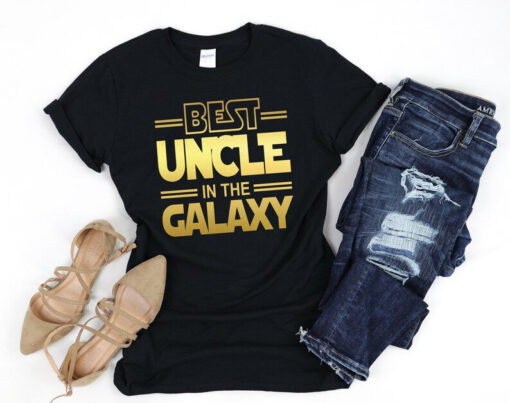 Uncle Shirt, Uncle Gift, Best Uncle in the Galaxy, Uncle T Shirt Tee, Uncle Birthday