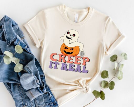 Creep It Real Shirt, Halloween Shirt, Funny Halloween Shirt, Spooky Season, Spooky Shirt,Halloween Tee, Fall Shirt