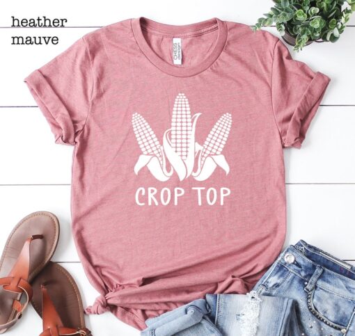 Crop Top Shirt, Farm Shirt, Corn Shirt, Farmer Shirt, Farm Life Shirt, Funny Shirt