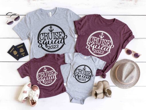 Cruise Squad 2023 T-shirt, Family Cruise T-Shirts, Matching Vacation Shirts, 2023 Cruise Squad, Cruise 2023 Shirts