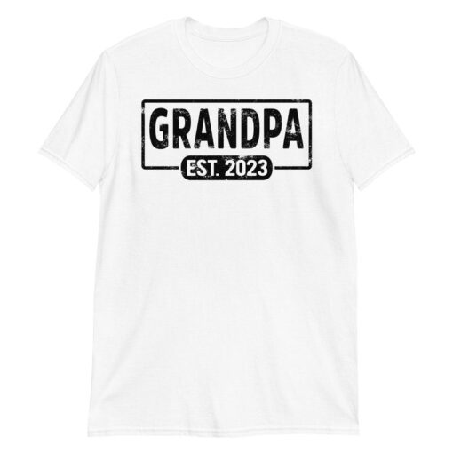 Custom Est Shirt, Grandpa Est 2023 Shirt, Promoted To Grandpa, Custom Grandpa EST Shirt