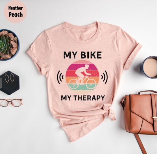 My Bike is my Therapy T-Shirt, Bike Riding T-Shirt