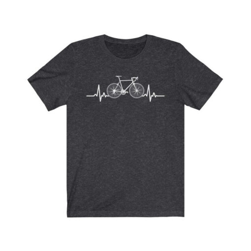 Heartbeat Cycling Shirt for Men Women, Road Bike Clothes