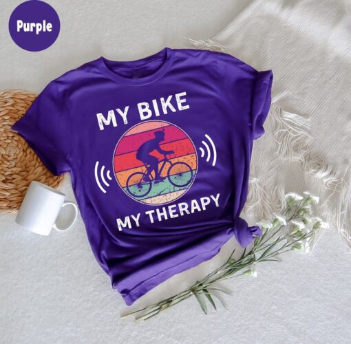 My Bike is my Therapy T-Shirt, Bike Riding T-Shirt