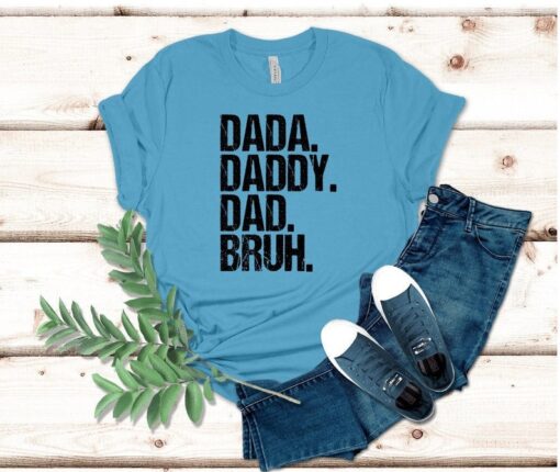 Dada Daddy Dad Bruh Shirt, Retro Vintage Dada Shirt, Fathers Day Shirt Gift