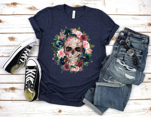 Day of the dead, Sugar Skull shirt, Mexico shirt