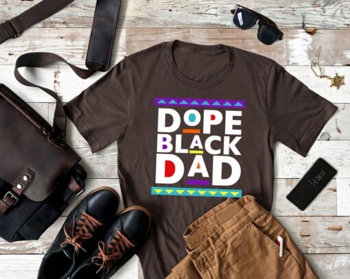 Dope Black Family Shirt, Dope Black Dad Shirt, Black Dad Shirt, Black Dad Father's Day Shirt