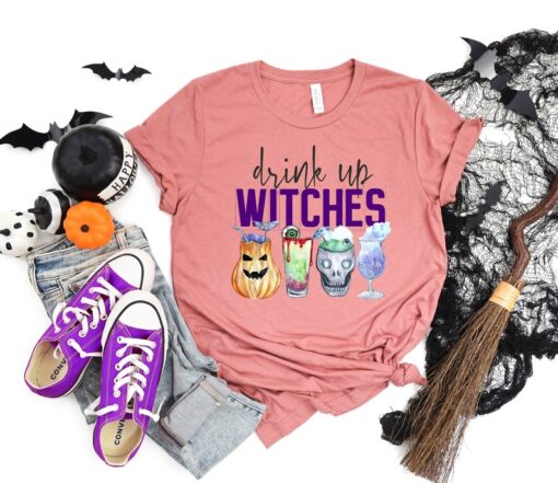 Drink Up Witches Shirt | Halloween Party Shirt, Halloween Party Outfit, Halloween Gift, Halloween Shirts for Women