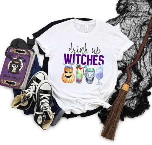 Drink Up Witches Shirt | Halloween Party Shirt, Halloween Party Outfit, Halloween Gift, Halloween Shirts for Women