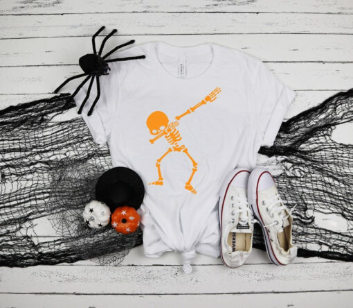 Dubbing Skeleton Shirt, Halloween Party, Halloween Shirt, Skeleton T, Halloween Outfits, Halloween Funny Shirt