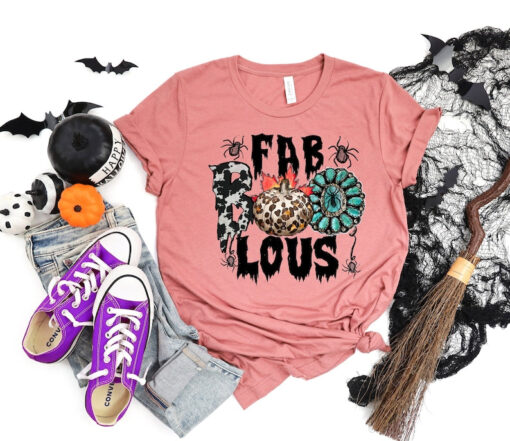 Fab Boo Lous Halloween shirt, Halloween Shirt, Halloween Tees,Halloween Party T-shirt,Funny Halloween Shirts