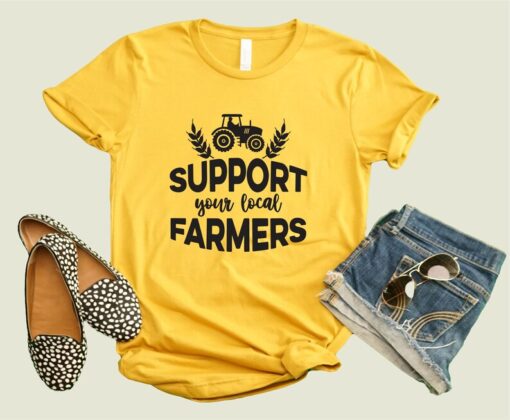 Farm Shirt, Support Your Local Farmer Shirt, Support Your Local Farmer T-Shirt , Funny Farm Tee