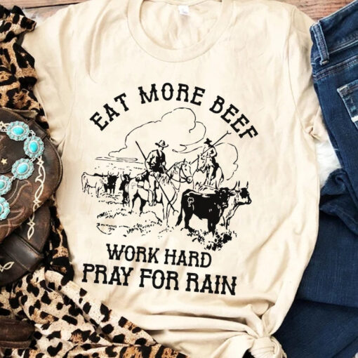 Farmers Daughter Gifts, Farmers Wife Gifts, Agriculture, Agriculture Shirt, Eat More Beef shirt