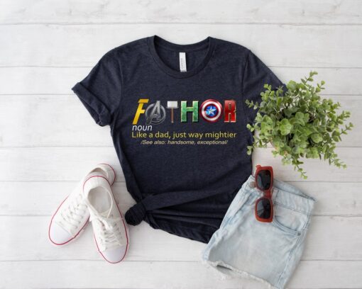 Fathor Definition Shirt, Marvelous Dad Shirt, Superhero Dad Shirt