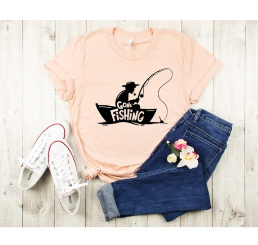 Gone Fishing Shirt, Funny Fishing Shirt, Funny Hunting T-shirt