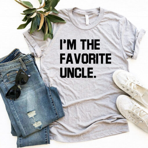 Uncle Shirt, I'm Favorite Uncle, Fathers Day Gift - Mens T shirt