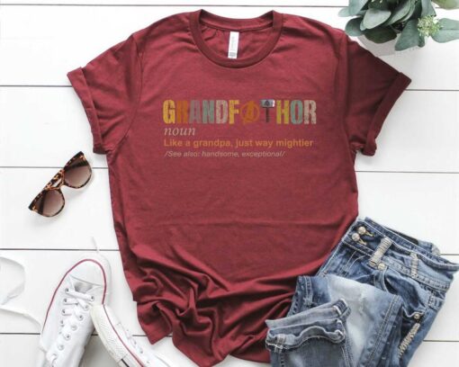 Grandfathor Shirt for Grandpa, Grandpa Fathers Day Gift, Father's day grandpa Shirt