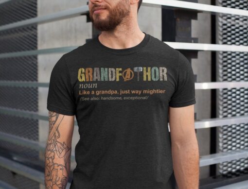 Grandfathor Shirt for Grandpa, Grandpa Fathers Day Gift, Father's day grandpa Shirt