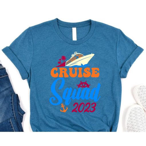 Cruise Squad 2023 Family Vacation Matching Family Group T-Shirt